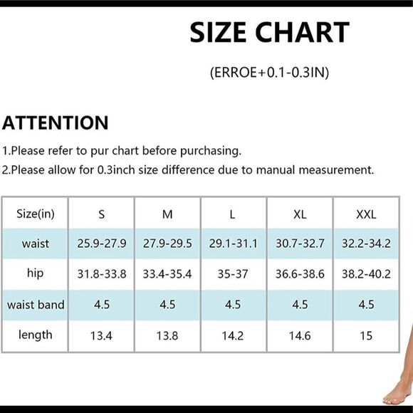 𝅺WOMEN’S High Waist Workout Shorts - Picture 6 of 6